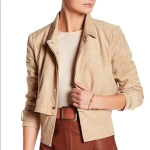 Love Token Faux Suede Jacket Size S NWOT